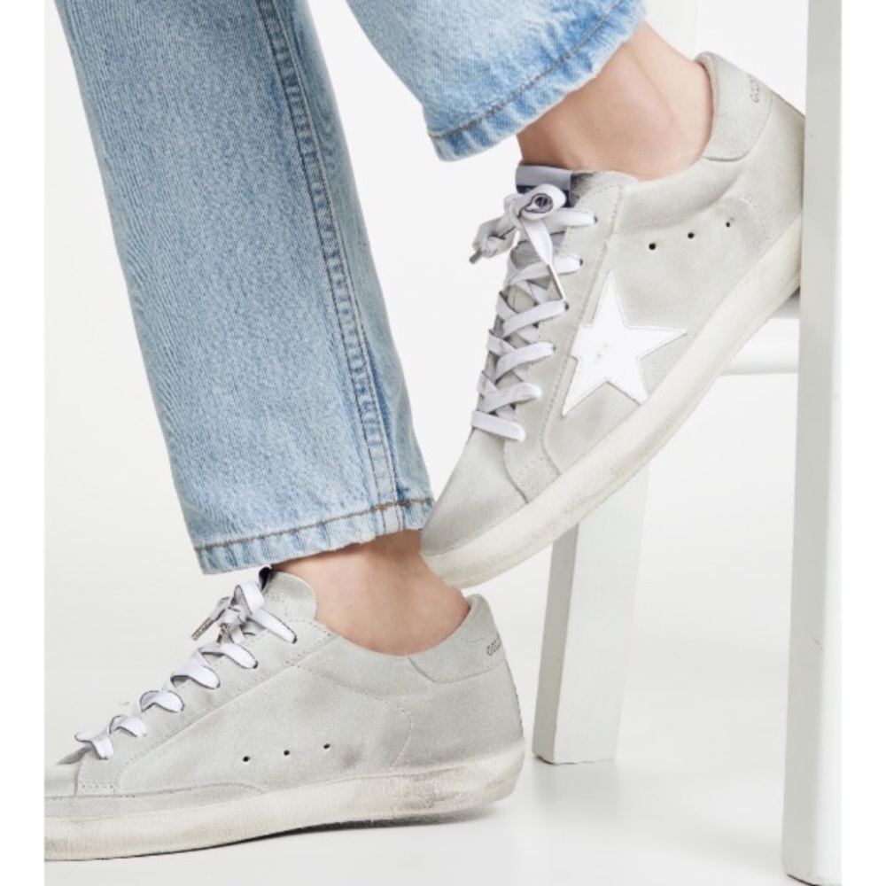Golden Goose Superstar in Ice Suede sz 37 NIB - Picture 2 of 8